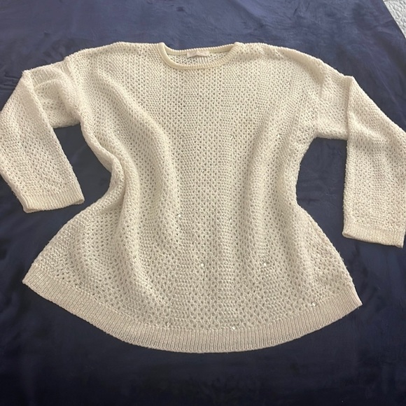 Vtg Ralph Lauren sequined stretch sweater. Large - Picture 1 of 5